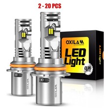 2-20X OXILAM 9004 LED High Low Beam Headlamp Kit Bulb Super Bright 6500K 20000LM picture