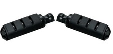 Kuryakyn 7560 Black Trident ISO Small Male Mount Passenger Foot Pegs for Harley picture