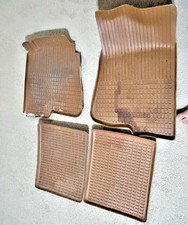 OEM Volvo 240 All-Weather Waffle Tan Floor Mats Trays  242 244 245 IPD picture
