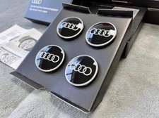 61MM Floating AUDI Genuine Dynamic Hub Caps Wheel Cap R8 RS6 S4 S7 RS7 Q7 Q8 Q5 picture