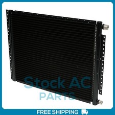 A/C UNIVERSAL CONDENSER 14x18 in PARALLEL HIGH FLOW - ORING FITTING picture