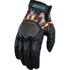 Icon Hooligan Gloves - Lucky Lid Black - Men's Size Large picture