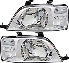 For 1997-2001 Honda CRV Headlight Halogen Set Driver and Passenger Side picture