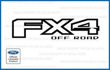 2018 Ford FX4 Off Road Decal Sticker Set - [ matte black ] blackout flat truck picture