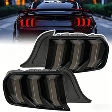 Smoked LED Sequential Signal Tail Lights Brake Lamps For 2015-2023 Ford Mustang picture