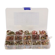 115 PCS 6-22Mm Fuel Line Hose Spring Clip Clamps Fasteners Silicone Vacuum picture