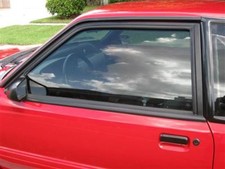 1987-93 FORD MUSTANG DRIP RAIL MOLDING PAIR HATCHBACK COUPE FALL FOX SALE picture
