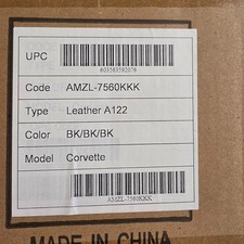 Clazzio Genuine Leather Seat Covers for 1997-2004 Chevy Corvette C5 Black picture