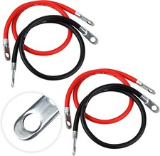 Cartman 4AWG 18-Inch Battery Cables (2 black+2 red) picture