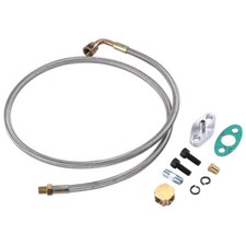Turbo Oil Feed Line Kit T3 T4 T60 T61 T70 1/8 PNT 90 Degree 41