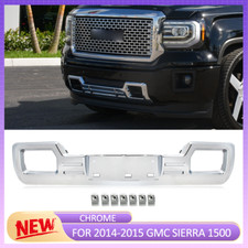 USA Front Bumper Valance Panel Skid Plate Chrome For 2014-2015 GMC Sierra 1500 picture