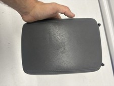 2003-2011 Saab 9-3 Center Console Armrest Lid Gray Leather OEM 12789305 picture