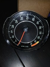 1964 Corvette Original dashboard Tachometer with 6500 RPM  Redline picture