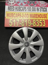 2009-13 Toyota Corolla Hubcap Oem 16” Refurbished 8  Spoke Nice #61147 Set 4 picture