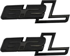 2x Black 6.2L Emblem Side Fender Decal 3D Badge for Truck 7.3 Inch picture