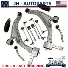 12x Suspension Kit Front Lower Control Arms Sway Bar Tie Rod For 07-13 Acura MDX picture