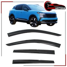 For 2025-2026 Nissan Kicks Mugen Style Window Visors Rain Sun Deflectors 4PCS picture