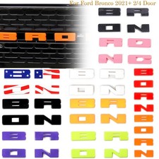 ABS Front Grille Logo Decorative Cover For Ford Bronco 2021+ 2/4Door Accessories picture