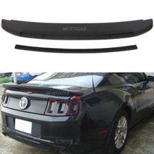 Fit 2010-2014 Ford Mustang Shelby V6 GT500 Style ADD-ON Trunk Spoiler Wing ABS picture