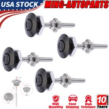 4PCS Push Button Bumper Hood Bonnet Quick Release Latch Kit For Car Trunk Fender picture
