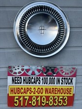 1966-69  Lincoln Continental  Hubcap One Original Beautiful Mint Rare Stainless picture