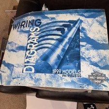 Harley Davidson Official Factory 1999 All Models Wiring Diagrams 99949-99 picture