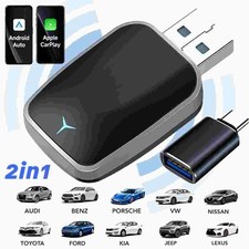 2-in-1 Wireless Carplay Android IOS Auto Adapter Mini Box Plug &Play Car Dongle picture