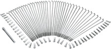 Drag Specialties Spoke Set Drop Center Front Stainless Steel 19