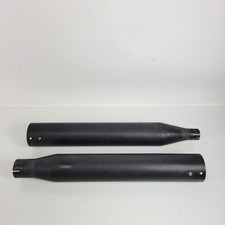 Bassani - 4in. Quick Change Series Black Slip-Ons For 2017-2025 Harley Touring picture