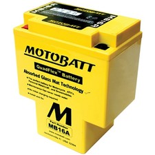 Motobatt Battery For Honda VT1100C Shadow Spirit 85-97 HYB16A-AB HYB16AA picture