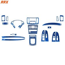42Pcs Blue Carbon Fiber Full Interior Kits Trim For Infiniti G37 Coupe 2010-2013 picture