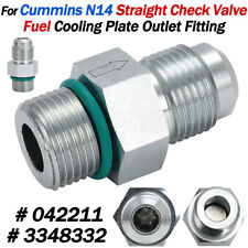 Fuel Pump Straight Fuel Check Valve For Cummins N14 Application # 042211 3348332 picture