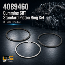 New Standard Sized Piston Ring Set for Dodge Cummins 6BT 12 Valve 4089460 picture