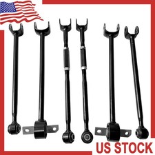 6Pcs Rear Suspension Control Arms W/Bushings Kit For Toyota Camry Avalon Lexus picture