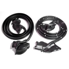 1973-1977 Pontiac Grand Prix 2 door new rubber door weatherstrip seals, pair picture