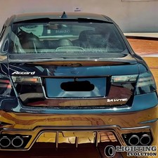 4PCS Smoked LED Tail Lights Fit 2008-2011 2012 Honda Accord Sedan Rear Lamps picture
