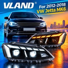 VLAND LED Headlights For 2012-18 VW Jetta MK6 Sagitar With Sequential Dynamic picture