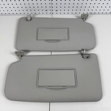 2009-2014 Nissan Cube Sun Visor Set Driver Passenger Gray OEM W/ Strikers picture