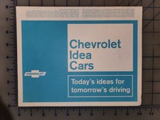 1963 1964 Chevrolet Corvette CERV I Monza GT SS Brochure Original picture