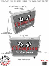 Aluminum 3 Row Core KR Champion Radiator For 1984-1989 Nissan 300ZX picture