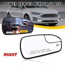 Passenger RH Side Power Heated Mirror Glass For 2013- 20 Ford Fusion DS7Z17K707B picture