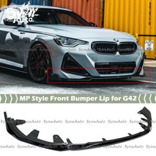 FITS 2022+ BMW G42 2 SERIES 230i M240i G87 M2 MP STYLE FRONT BUMPER LIP SPLITTER picture