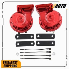 Universal 2pcs 110DB 510Hz Car Truck Auto Loud Dual-tone Snail Electric Horn 12V picture