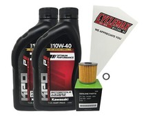 Cyclemax OEM Std 10W-40 Oil Change Kit fits 1988-2005 Kawasaki BAYOU 300 picture