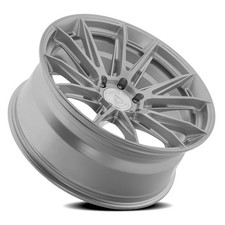 24″ ARENA WHEELS CO A138 LUSSO GLOSS SILVER BRUSHED OFF-ROAD RIMS picture