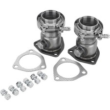 3-Bolt Exhaust Flange to V-Band Flange w/ O2 Bung,2.5/2.0-inch picture