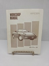 Alfa Romeo Spider Shop Manual 1991 1992 1993 1994 Veloce Repair Service Book CE picture