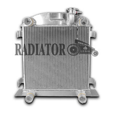 3 Row Aluminum Radiator FOR Ford Lowboy Chopped w/flathead V8 engine 1932-1939 picture