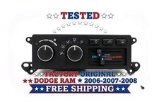 2006-2008 DODGE RAM HEATER CLIMATE TEMPERATURE CONTROL DUAL ZONE P55057080AA picture