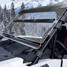 SHINJEW Front Flip Windshield Window for Polaris RZR XP 1000 2024-2025 picture